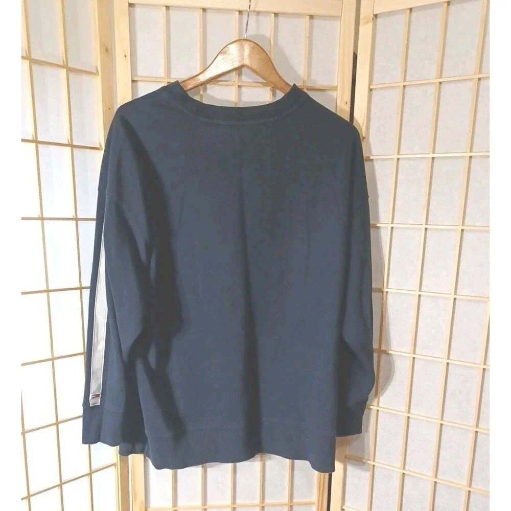 Tommy Hilfiger Casual Blue Men's Logo sweatshirt size large